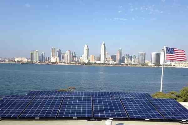 How many solar panels are in San Diego?