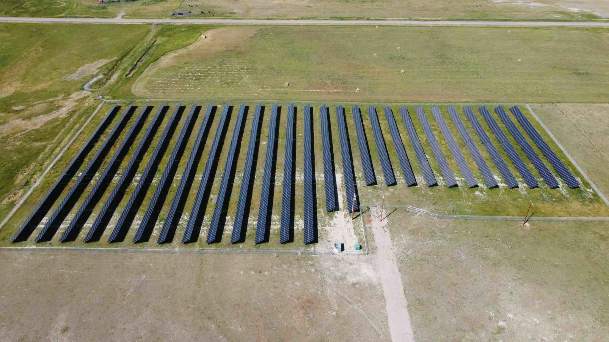 The massive solar project in southern Alberta is almost complete