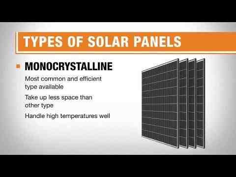 How many types of solar are there?