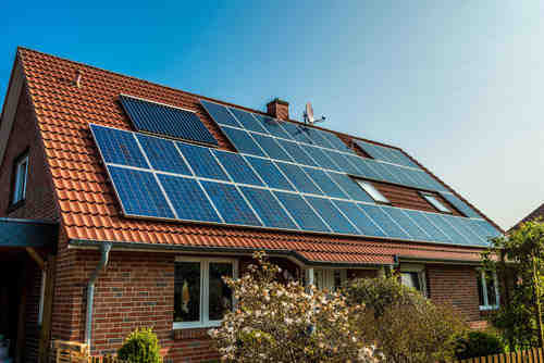 Which of the following is a main disadvantage of a solar PV system?