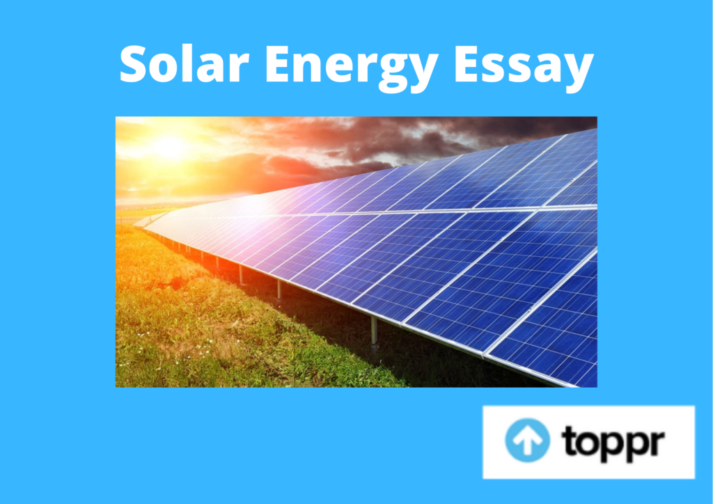 What is solar energy used for?
