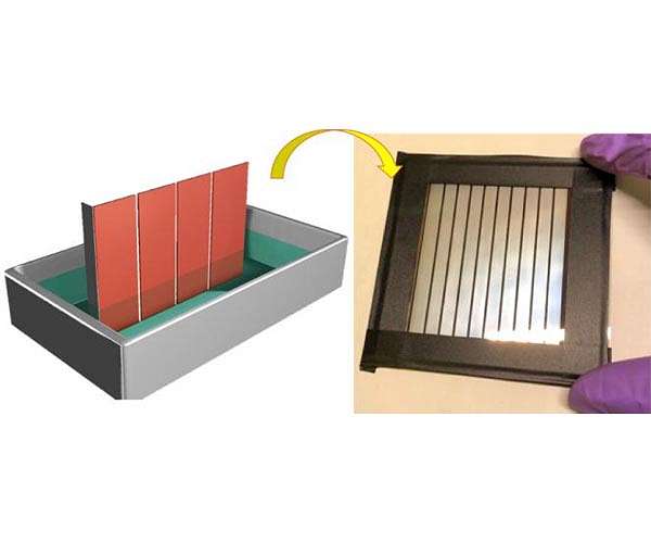 New perovskite fabrication method for solar cells paves way to large-scale production