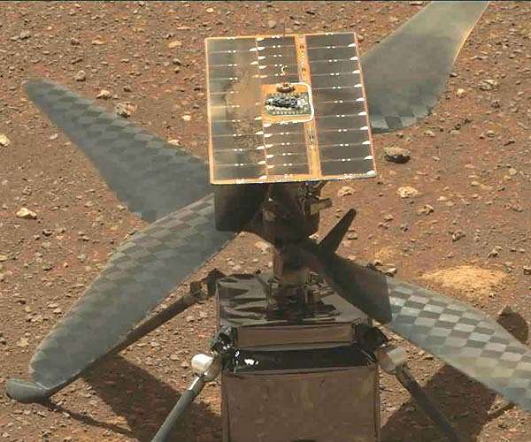 SolAero Technologies' Ingenuity on Mars