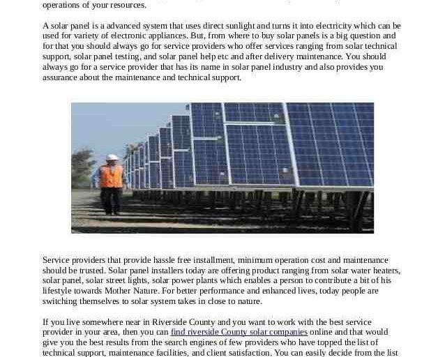 Free solar panels san diego