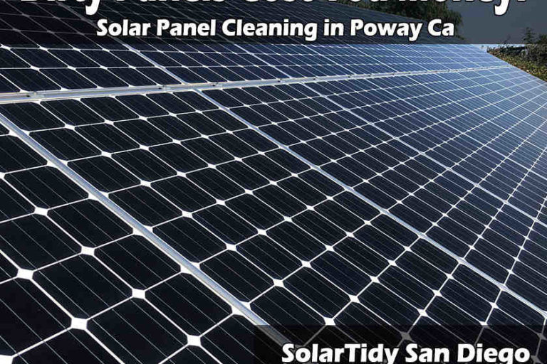 Solar panel cleaning san diego