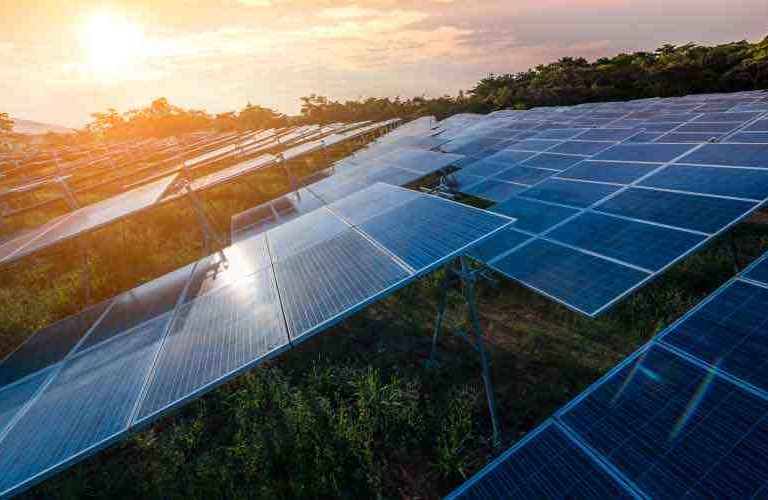 The Midland solar farm pumps electricity into Duke's grid