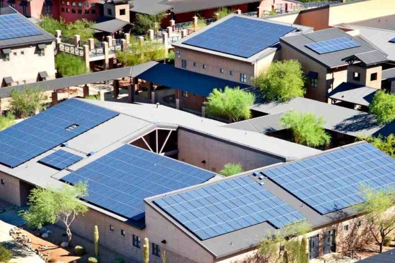 Solar power at self-service schools