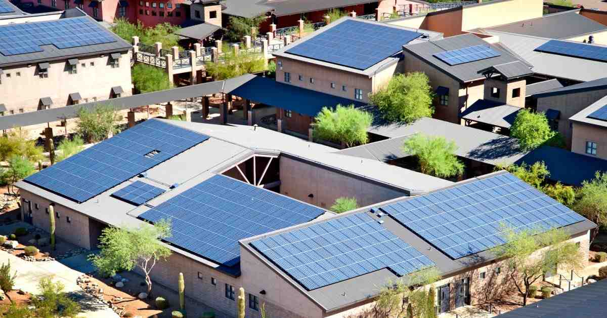 Solar power at self-service schools