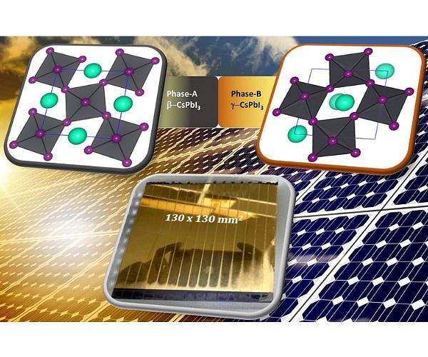 Scientists develop new method to create stable, efficient next-gen solar cells