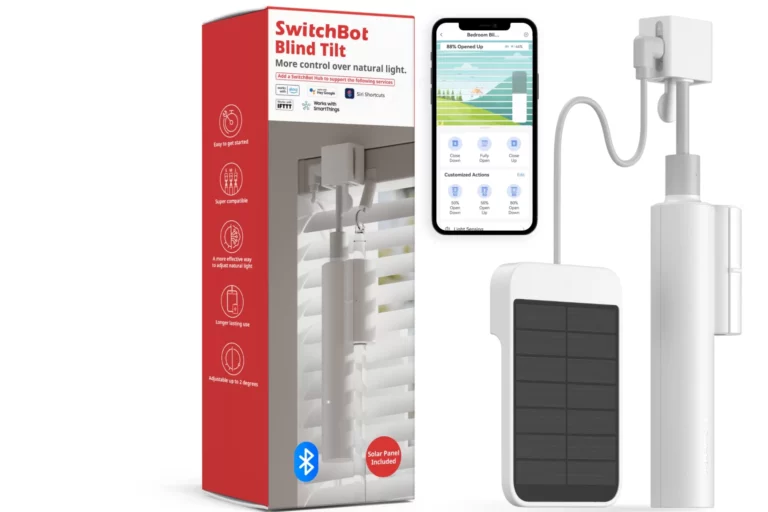 SwitchBot Blind Tilt: Easy Retrofitting and Smart Control for Blinds with Solar Battery Life