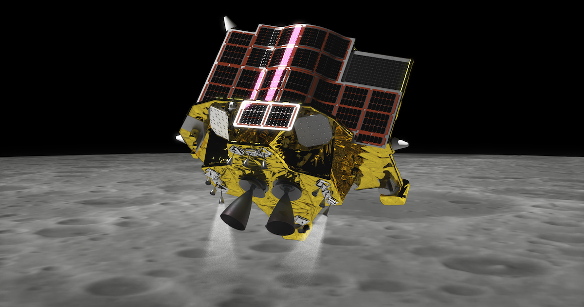 Japan lands on the moon, but its spacecraft has battery problems