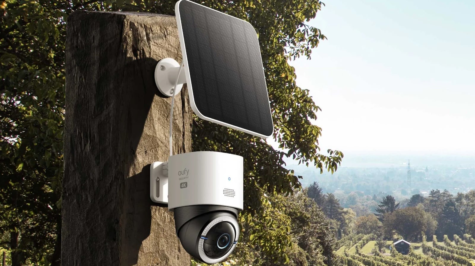 eufy 4G LTE Cam offers 24/7 power with its solar panel